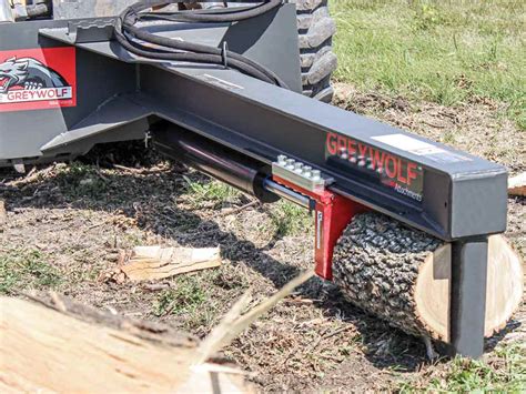 inverted skid steer log splitters|automatic log splitter skid steer.